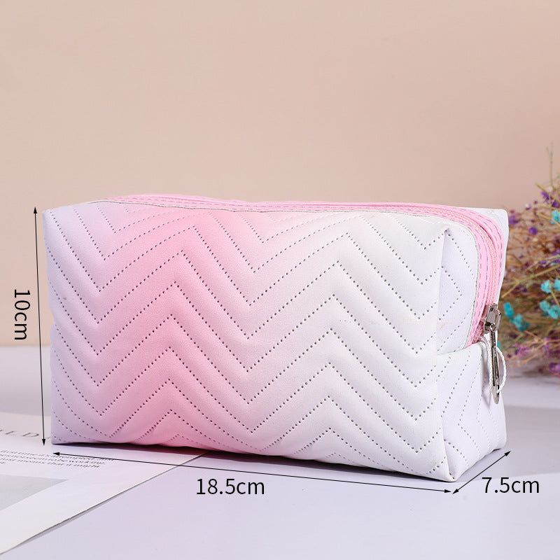 Gradient Stereoscopic Makeup Bag