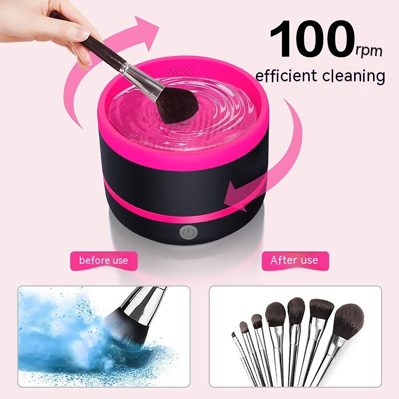 Electric Cosmetic Brush Cleaning Device